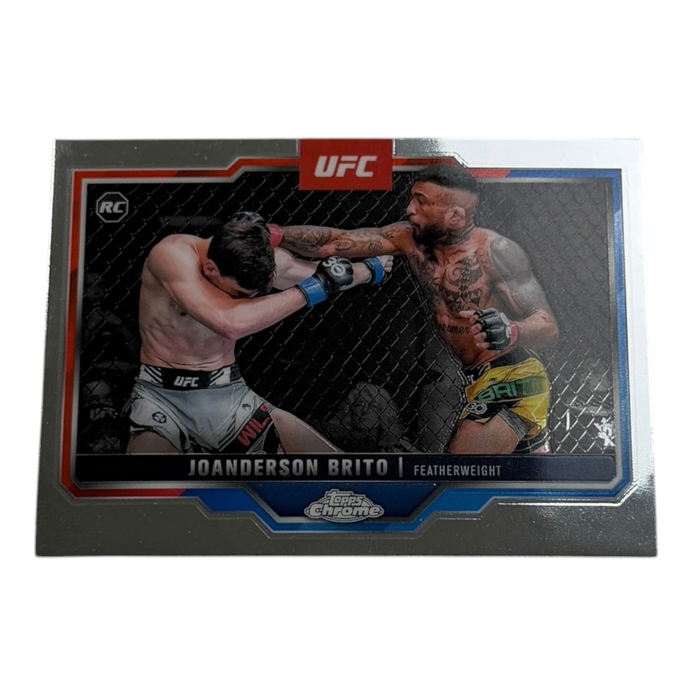 2024 Topps Chrome UFC Joanderson Brito Rookie Card RC 176 Featherweight MMA